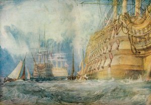 A First Rate Taking in Stores by Joseph Mallord William Turner