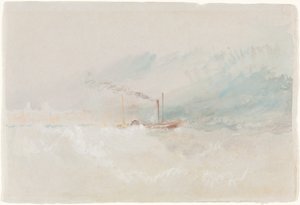 A Packet Boat off Dover by Joseph Mallord William Turner