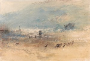 A Ship Approaching Margate Harbour in a Stormy Sea by Joseph Mallord William Turner