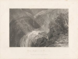 Chain Bridge over the River Tees, 1838