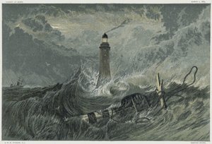 Eddystone Lighthouse, built on the Eddystone Rock by the English Civil Engineer John Smeaton from 1757-1759