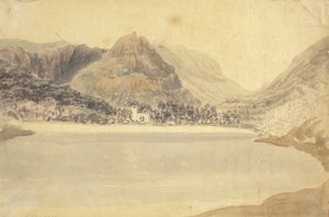 Grassmere Lake and Church by Joseph Mallord William Turner