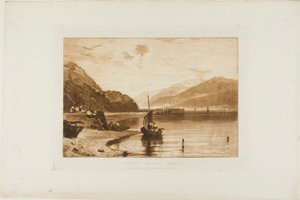 Inverary Pier, plate 35 from Liber Studiorum