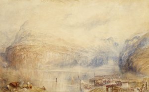 Lake of Lucerne from Brunnen by Joseph Mallord William Turner