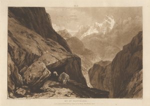 Mt. St. Gothard by Joseph Mallord William Turner