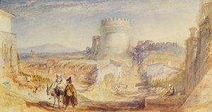 Rome, the Tomb of Cecilia Metella, c.1824