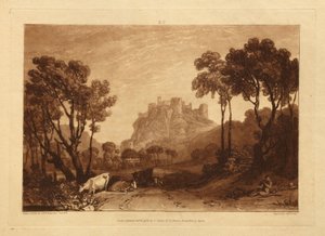 The Castle above the Meadows by Joseph Mallord William Turner
