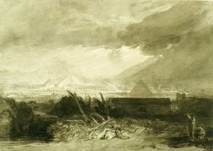 The Fifth Plague of Egypt by Joseph Mallord William Turner