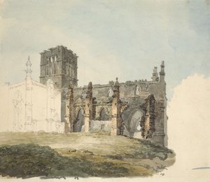 The Ruined Abbey at Haddington, c. 1794