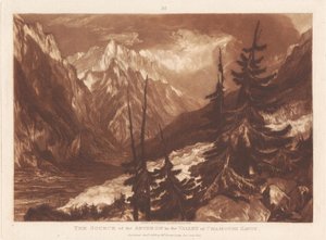 The Source of the Arveron in the Valley of Chamonix, Savoy by Joseph Mallord William Turner