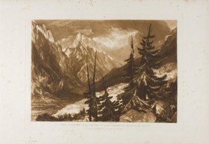The Source of the Arveron, plate 60 from Liber Studiorum