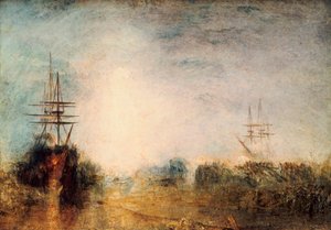 Whalers Boiling Blubber Entangled in Flaw Ice, Endeavouring to Extricate Themselves