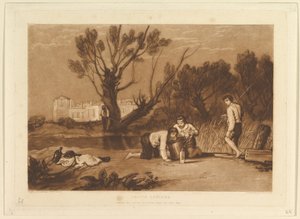 Young Anglers, from Liber Studiorum, part VII, plate 32