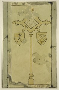 Gravestone in Temple Church by Joseph Manning