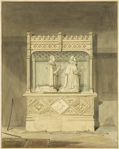 Monument of John Aldworth and his son