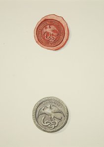 Seal Inscribed with Thomas White and Badge, Both of Temple Hospital by Joseph Manning