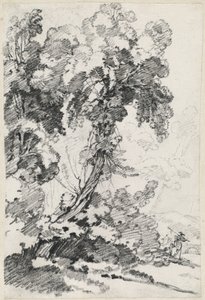 A Towering Tree with Travelers by Joseph Marie Vien
