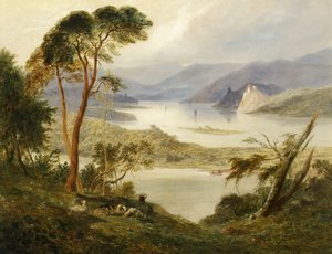 Oberwesel with Schonburg Castle, on the Rhine