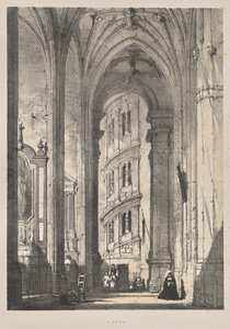 Architecture of the Middle Ages: Church of St. Gisors, Interior