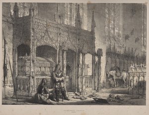 Architecture of the Middle Ages: In Arundel Church, Sussex by Joseph Nash