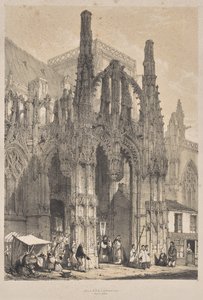 Architecture of the Middle Ages: Louviers, Normandy, South Porch