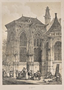 Architecture of the Middle Ages: St. Jacques, Dieppe, East End, Exterior