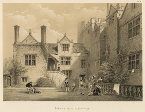 Borwick Hall, Lancashire by Joseph Nash