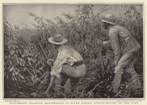 Englishmen Stalking Hartebeeste in South Africa, Result, Flight of the Game