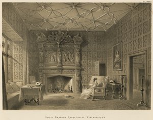 Small Drawing Room, Levens, Westmoreland by Joseph Nash