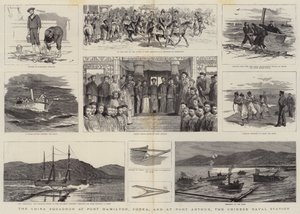 The China Squadron at Port Hamilton, Korea, and at Port Arthur, the Chinese Naval Station