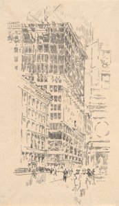 Building the Building, #8 in Iconophile Club Collection by Joseph Pennell