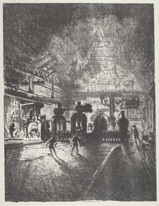 In the Jaws of Death, Rolling Bars for Shells by Joseph Pennell
