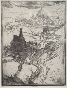 Le Puy by Joseph Pennell