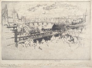London over Charing Cross Bridge