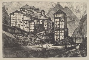 Old Million Eyes by Joseph Pennell
