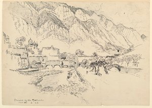 Source of the Gordicchio by Joseph Pennell