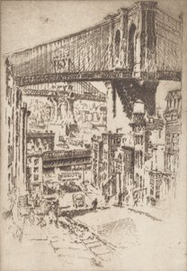 The Bridges, from Brooklyn, 1921