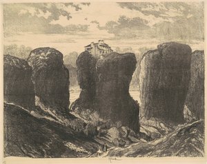 The Cliffs of the Trinity by Joseph Pennell