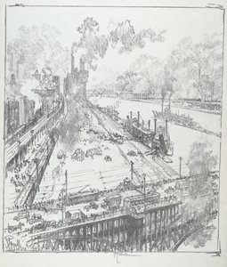 The Levee from Eads Bridge, St. Louis