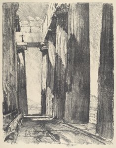 The Portico of the Parthenon, 1913