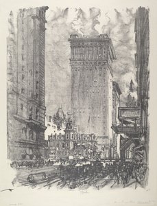 The Union League by Joseph Pennell