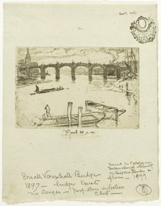 Vauxhall Bridge by Joseph Pennell