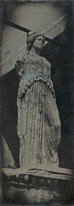 Caryatid, Erechtheion, Athens, 1842