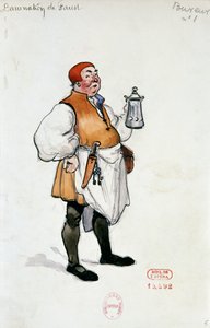 Costume for character of host in Damnation of Faust by Hector Berlioz