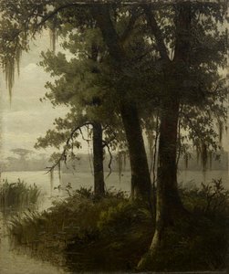 Swamp Scene by Joseph Rusling Meeker