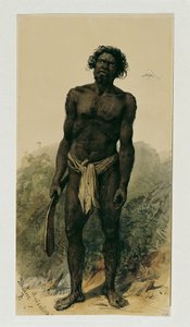Native with Boomerang from Woolongong (Wollongong), Australia