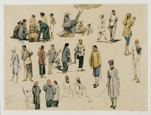 Figure Studies of Chinese People by Joseph Selleny