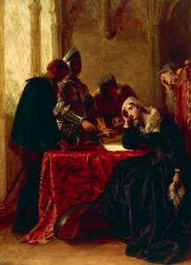 Abdication of Mary Queen of Scots in Loch Leven Castle, c. 1850