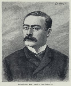 Rudyard Kipling by Joseph Simpson