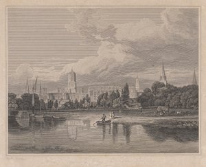 South View of Christ Church, etc. from the Meadows